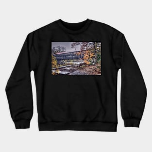 An Albany Covered Bridge Autumn Crewneck Sweatshirt